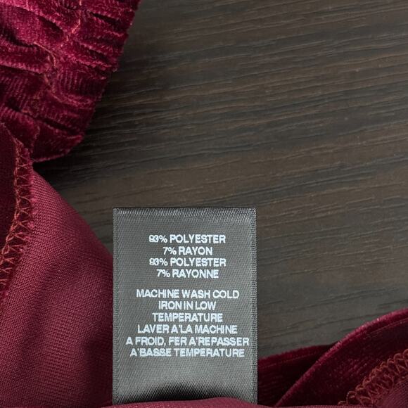 AMADI Greta Velvet Dress Womens Large Anthropologie Holiday Party Christmas NEW - Picture 9 of 13